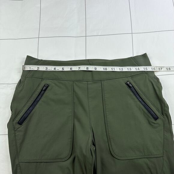 Duluth Trading Co Pants Womens 8 Green Flexpedition Skinny Nylon Hiking Pull On - Picture 6 of 11